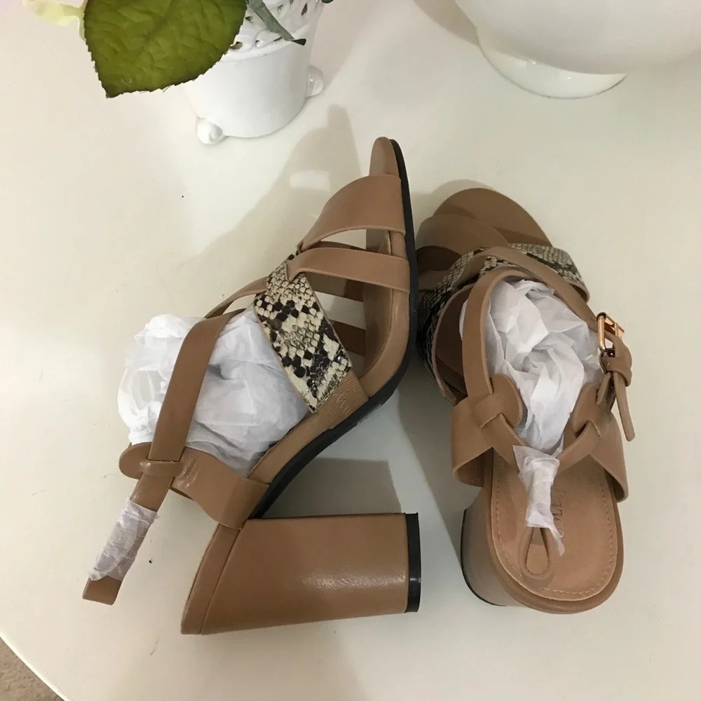 Ashley stewart strappy sandals